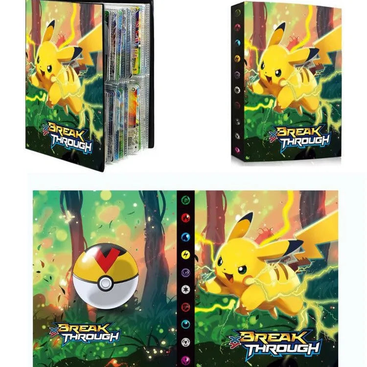 Pokemon Transparent Card Binder Album 4 Pocket 9 Pocket