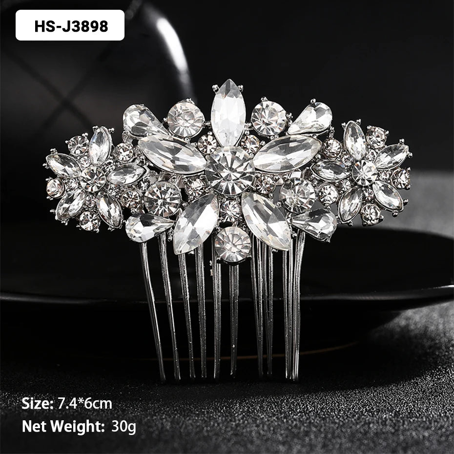 Crystal Bridal Hair Comb.