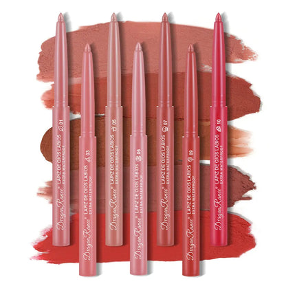 Dragon Ranee Automatic Rotating Lip Liner: Waterproof Matte Contouring Pencil