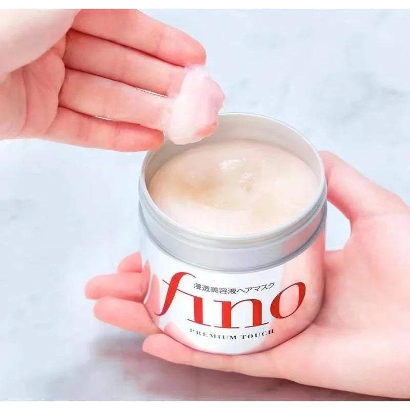 New fino Premium Touch Hair Treatment Essence Mask Repair + Nourish Dry & Damaged Hair 230g