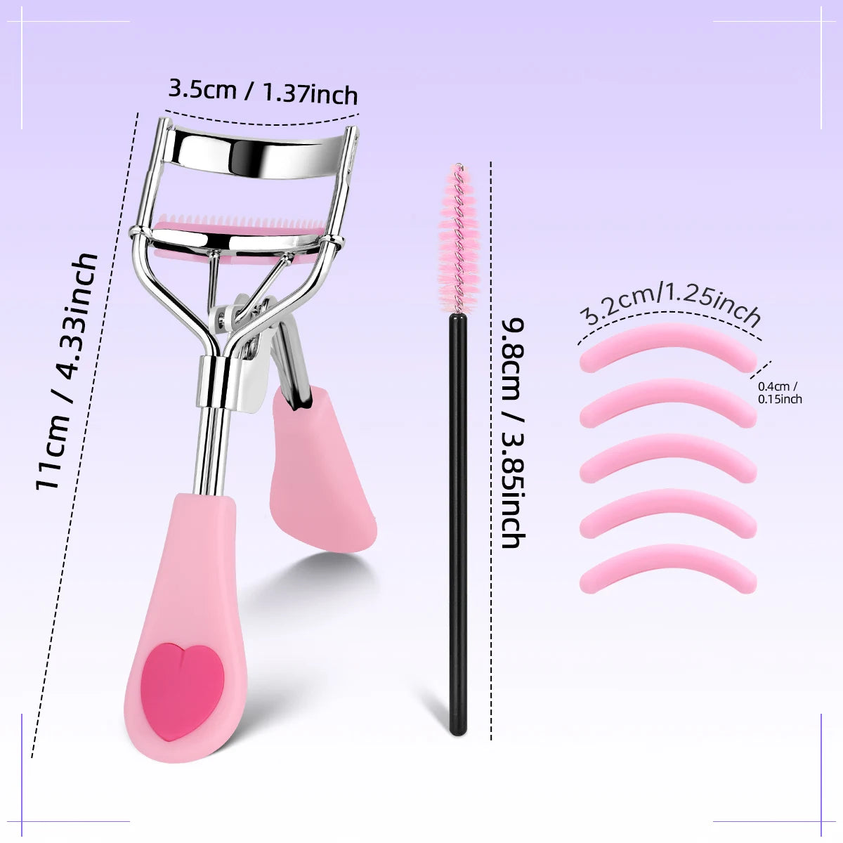 Eyelash Comb Tool Set.