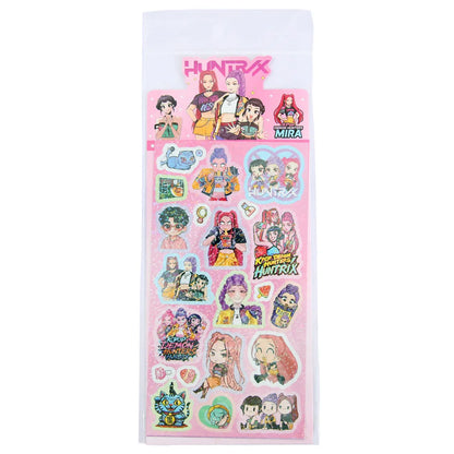 New Hot Anime Hunters Guka Stickers Laser Cartoon Capybara DIY Decor Stickers for Kids Craft Scrapbook and Journal Decoration