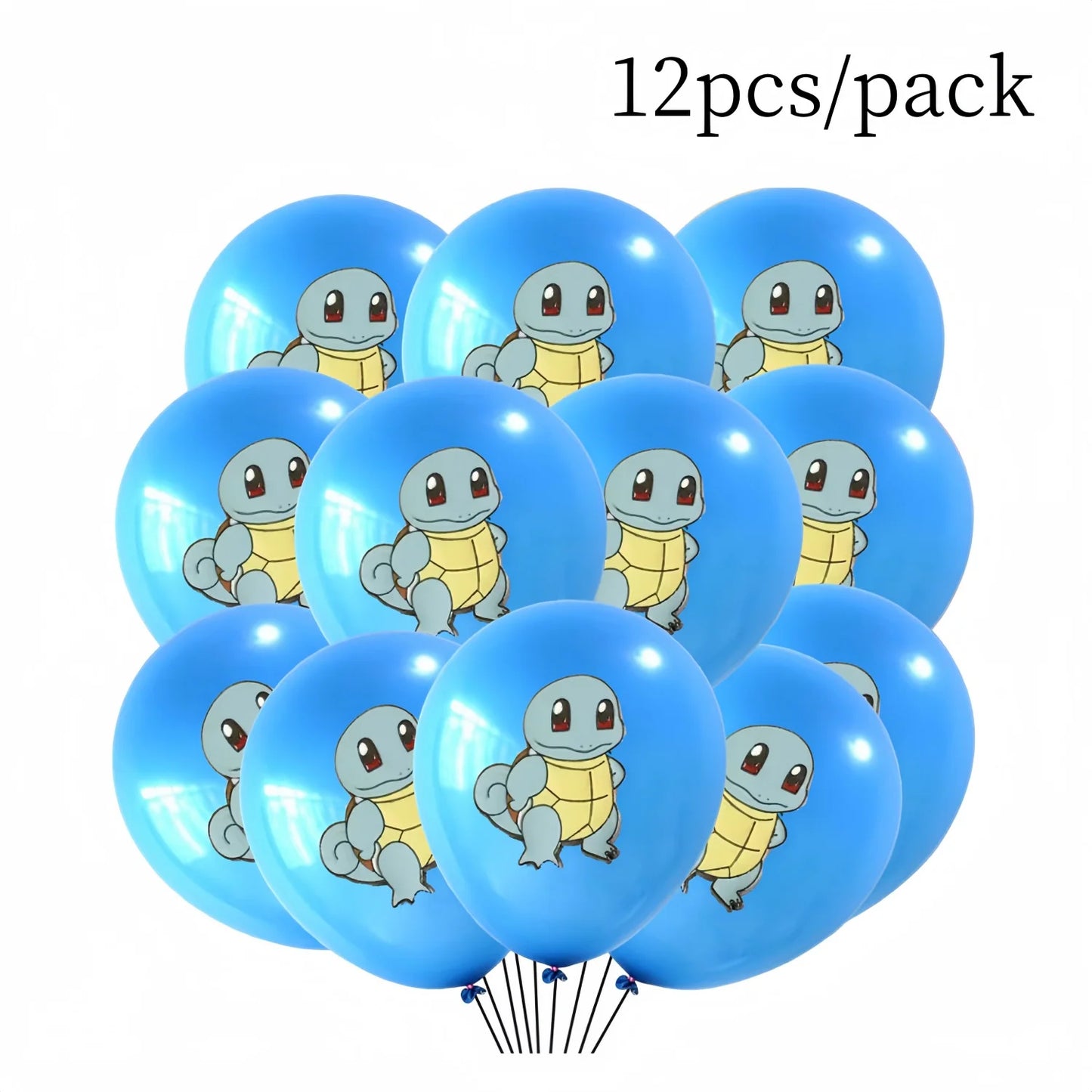 Pokemon Latex Balloons Birthday Party Decor Cartoon Pikachu Balloon Poke Ball Balloons Baby Shower Kids Favor For Party Supplies