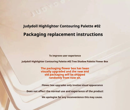Judydoll Facial Highlighter Makeup Palette Face Matte Shadow Lasting Glow Brighten Contour Shimmer Powder 3D Nose Cosmetic