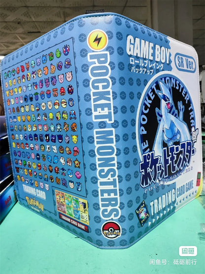 Pikachu Cartoon Anime Battle Card Booklet Zipper