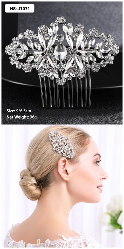 Crystal Bridal Hair Comb.