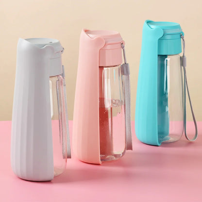 Portable Dog Water Bottle Foldable Pet Water Dispenser for Small Large Dogs Cat Leakproof Puppy Drinking Bowl for Outdoor Hiking