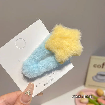 Y2K Star Hair Clips Set.