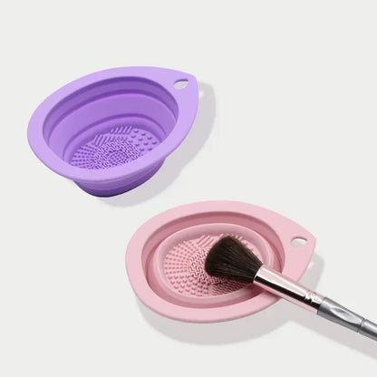 Silicone Brush Cleaning Bowl.