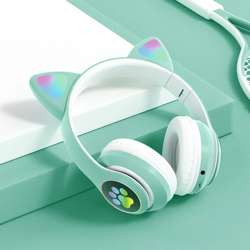 Cat Ears Bluetooth Headphones