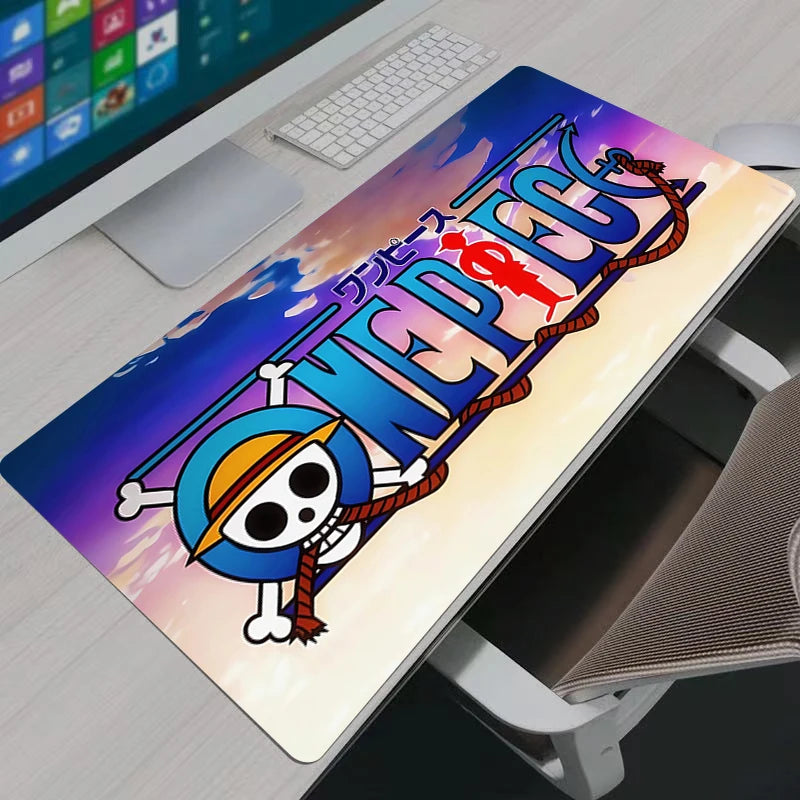 One Piece "Straw Hat" XXL Gaming Mouse Pad: Large Anime Desk Mat & Keyboard Protector