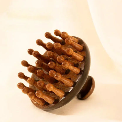 Loc Brush for Dreads Wooden Massage Comb Scraping Massage Tools Wide Tooth Comb Suitable for Scalp Care and Hair Styling