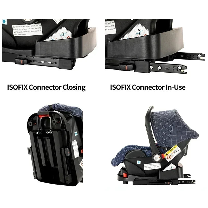 3in1 High Landscape Baby Stroller with car seat Newborns Infant Portable Baby Carriage ISOfix Base Multi functional strollers
