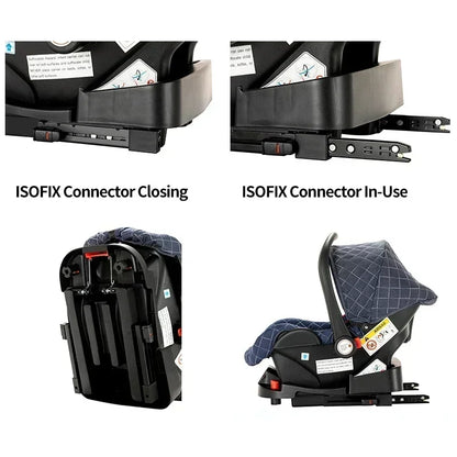 3in1 High Landscape Baby Stroller with car seat Newborns Infant Portable Baby Carriage ISOfix Base Multi functional strollers