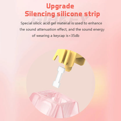 Outemu Silent Peach Switches.