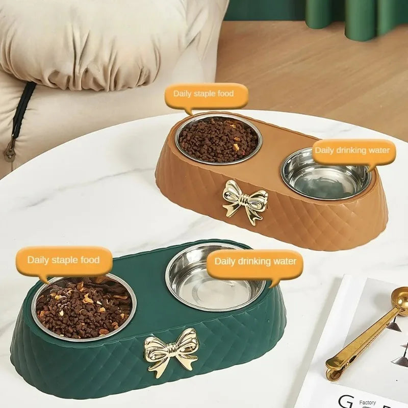 Pet Double Food & Water Bowl