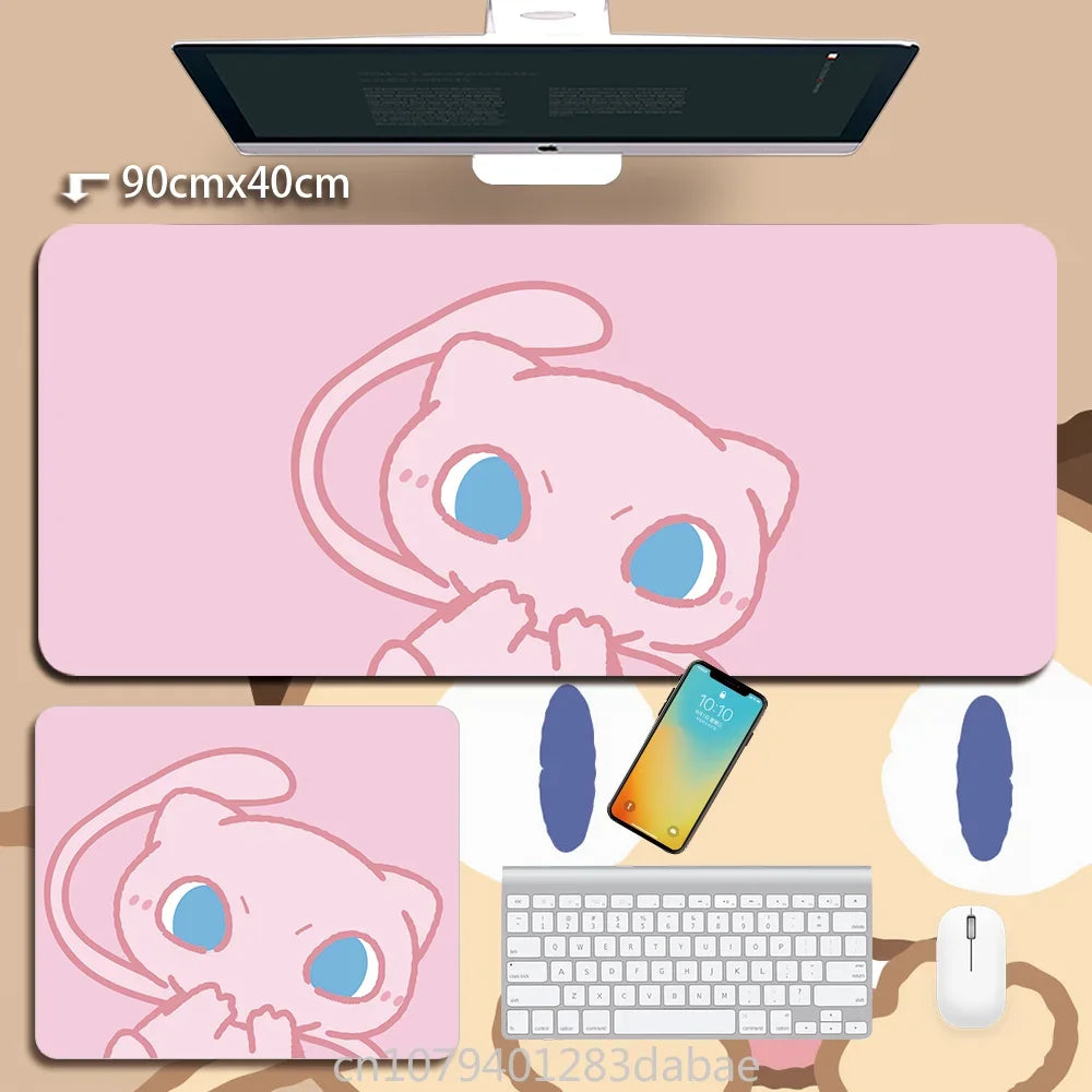 Leather Pokémon Pikachu Keyboard Pad Boy Girl Super Handsome Table Mat Cute Table Mat Computer Accessories PC Game Mouse Pad