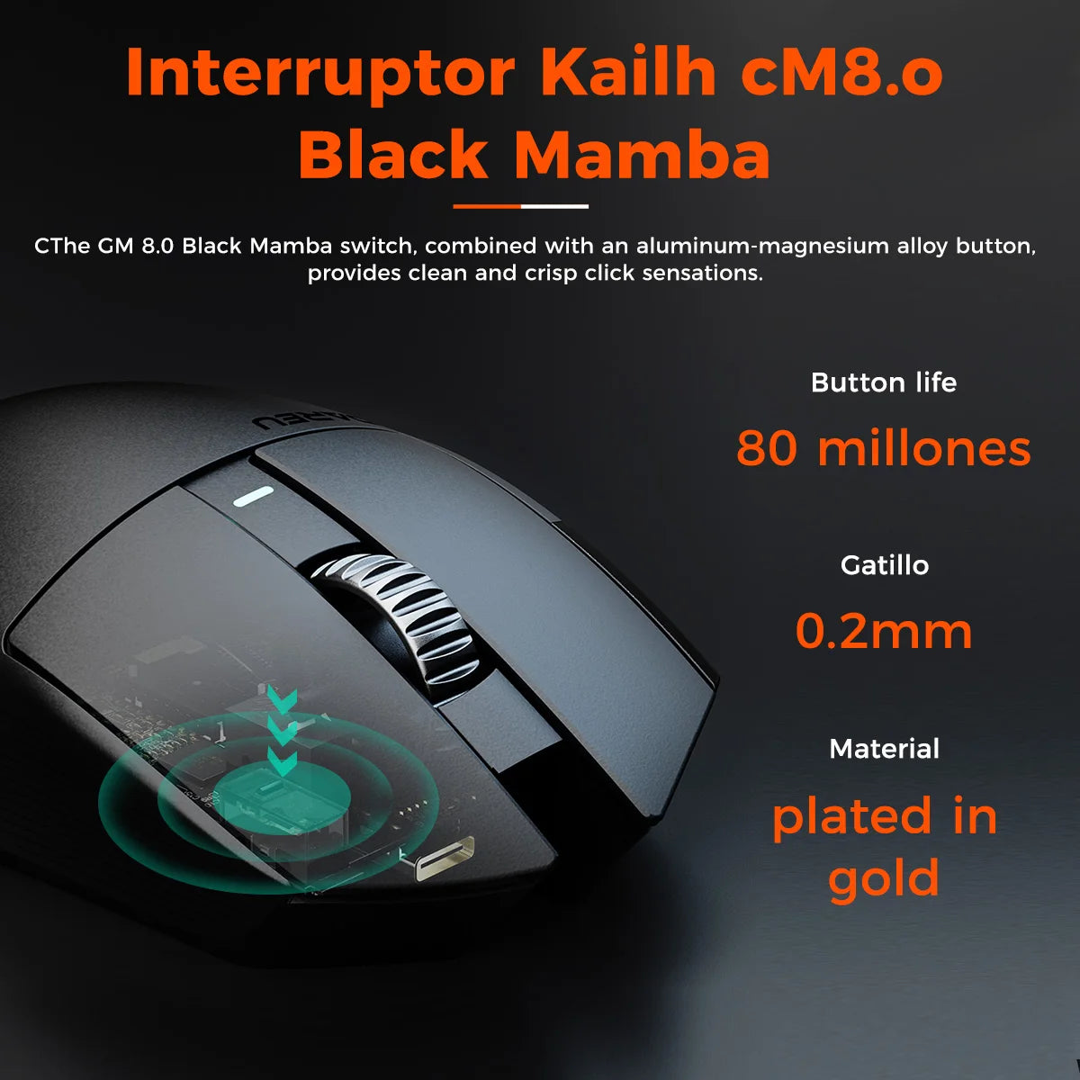 Dareu A980ProMax 8Khz Wireless Wired Mouse Tri-Mode AIM-750 30000 DPI Rechargeable TFT Display for PC Laptop Gamer