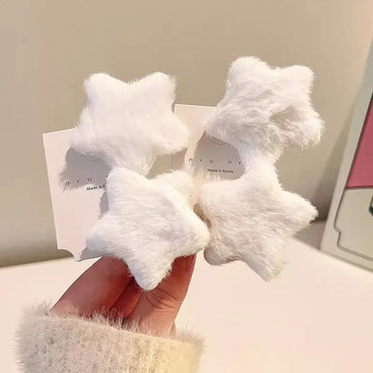 Plush Y2K Star Hair Clip.