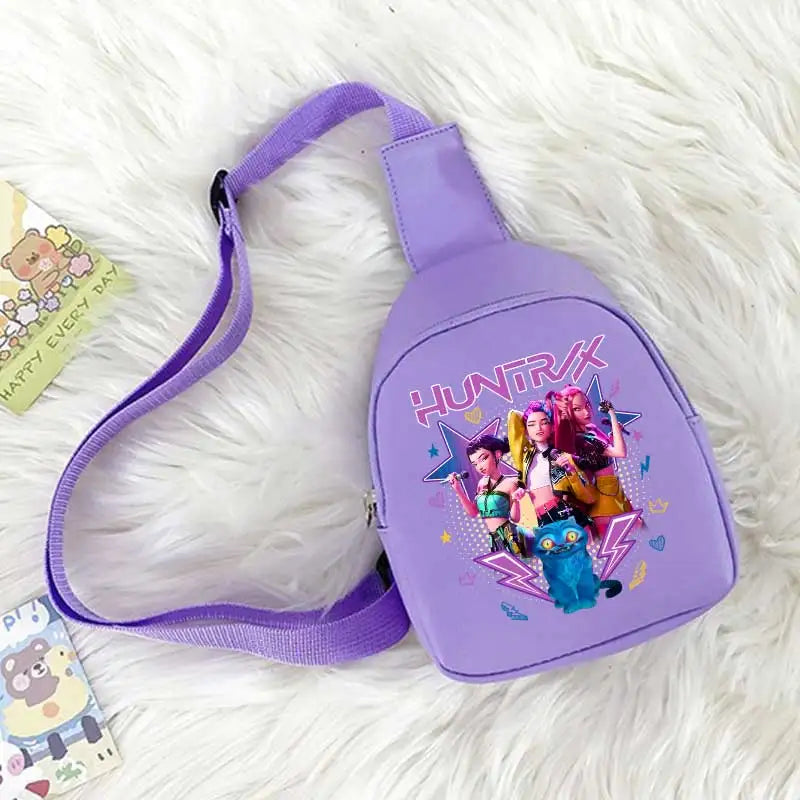 ⭐️NEW KPOP Hest Bag for Boys Girls Anime Cartoon Cute Shoulder Bags Students Fashion Crossbody Pouch Cute Coin Purse Fans Gift