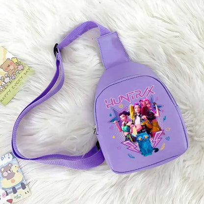 ⭐️NEW KPOP Hest Bag for Boys Girls Anime Cartoon Cute Shoulder Bags Students Fashion Crossbody Pouch Cute Coin Purse Fans Gift