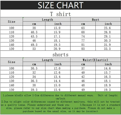 DISNEY Cartoon Printed Boys T Shirt Sets Summer Breathable Kids Short Sleeve Top and Shorts Two Piece Set Child Casual Outfits