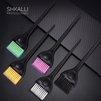Professional Hair Tinting Brush Home Salon Hairdresser Hair Dyeing Brush Coloured Soft Bristles Balayage Brush Hair Tinting Tool