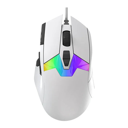 DAREU A980 Wired Gaming Mouse 8KHz 26000 DPI PAW3395 RGB Optical Sensor Ergonomic Programmable Mice for PC Laptop Gamer