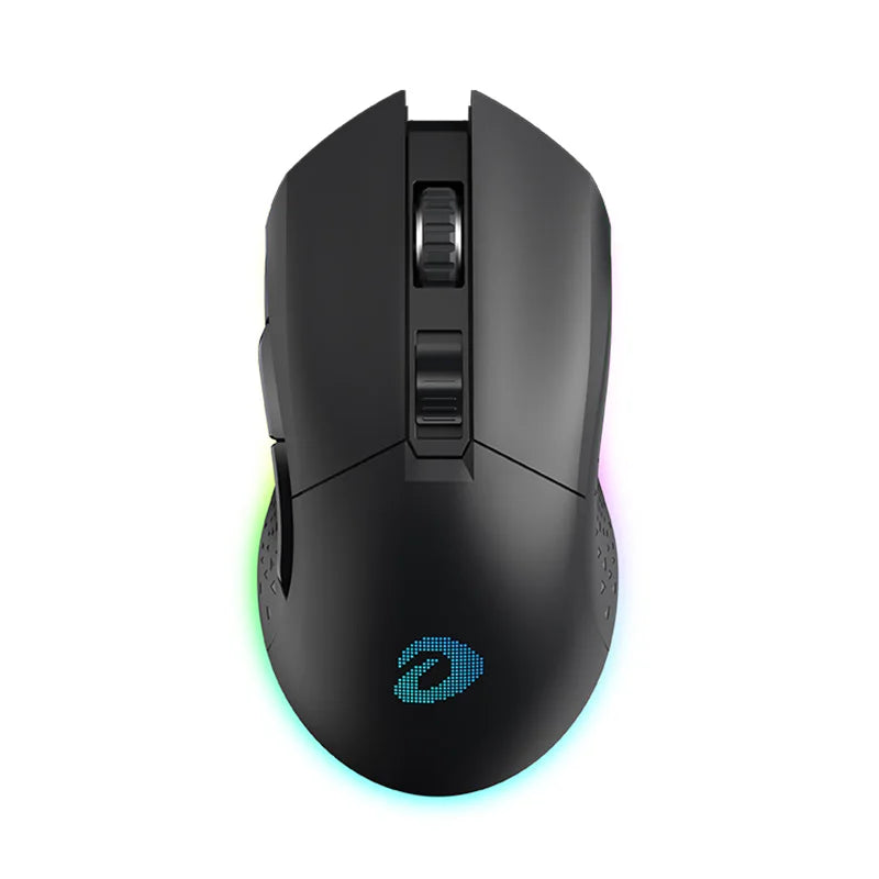 DAREU EM901X Wireless Mouse, 2.4G Wired Dual-mode Mouse, AIM-WL 12000 DPI RGB Magnetic Charging Dock Gaming Mouse for PC Gamer