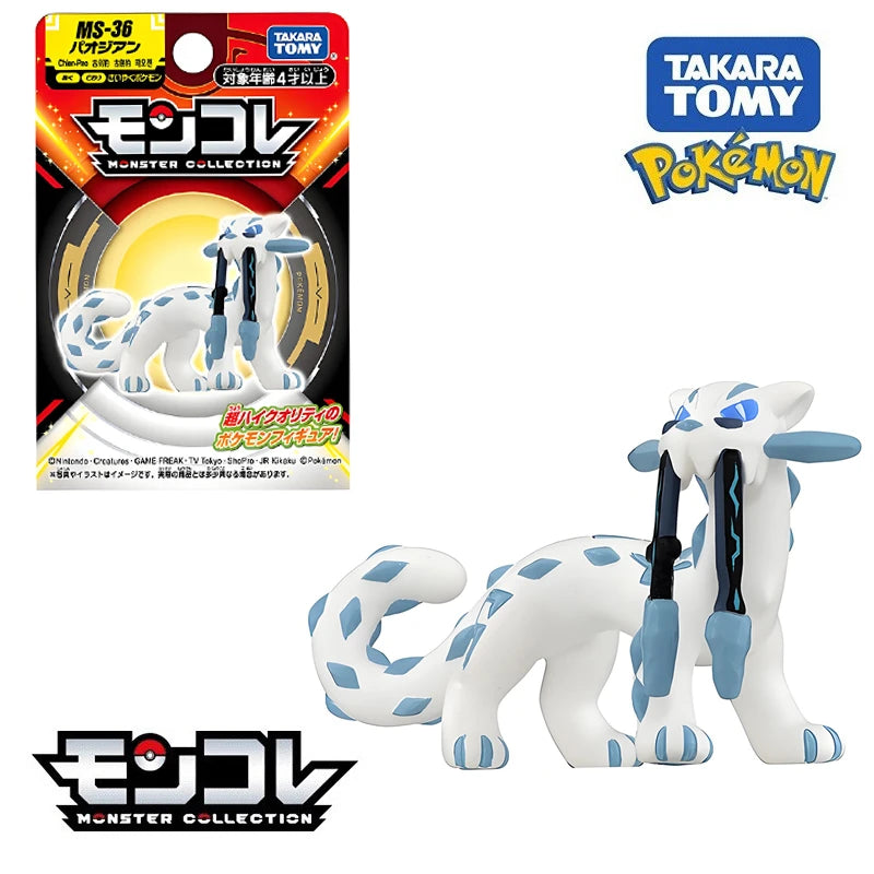 Original TAKARA TOMY Pokemon Figure Toys Mimikyu Maushold Lapras Charizard Umbreon Sylveon Vaporeon Model Dolls Birthday Gifts