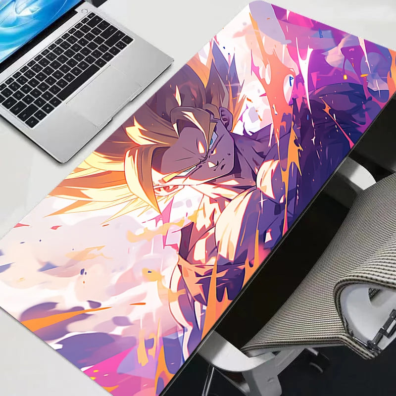 Gohan Dragon Ball Z Mouse Pad Large Gamer Gaming Accessories Speed Keyboard Rubber Lock Edge Desk Mat Laptop DBZ mousepad