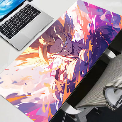 Gohan Dragon Ball Z Mouse Pad Large Gamer Gaming Accessories Speed Keyboard Rubber Lock Edge Desk Mat Laptop DBZ mousepad
