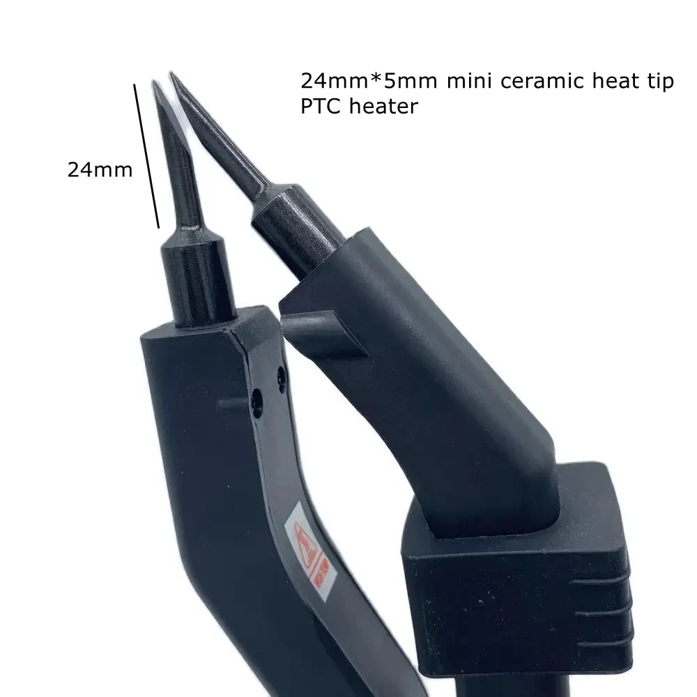 JR-609C 24mm Mini Heating Sharp Tip Black Heat Hair Connector Temperature Controllable for keratin extension