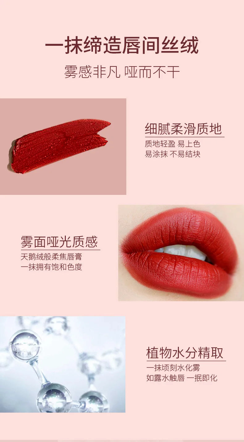 Embossed Matte Lipstick.