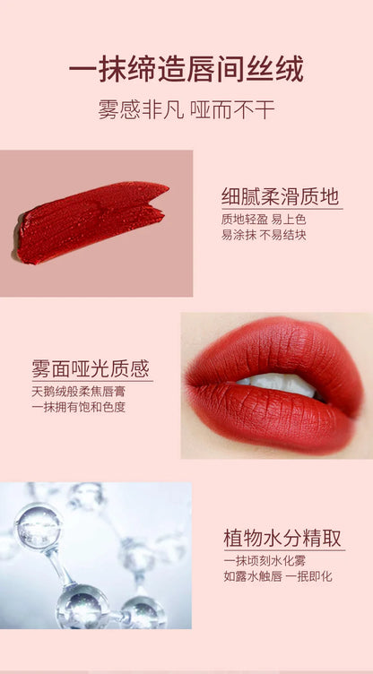 Embossed Matte Lipstick.