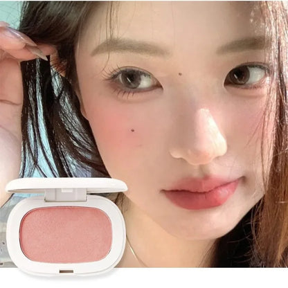 Face Blusher Matte Natural Cheek Tint Brighten Face Contouring Waterproof Cosmetics Blush Powder Soft Female Makeup 1pcs Blusher