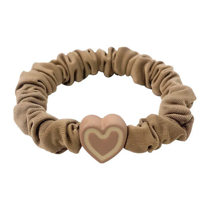 Korean Heart Hair Ties.