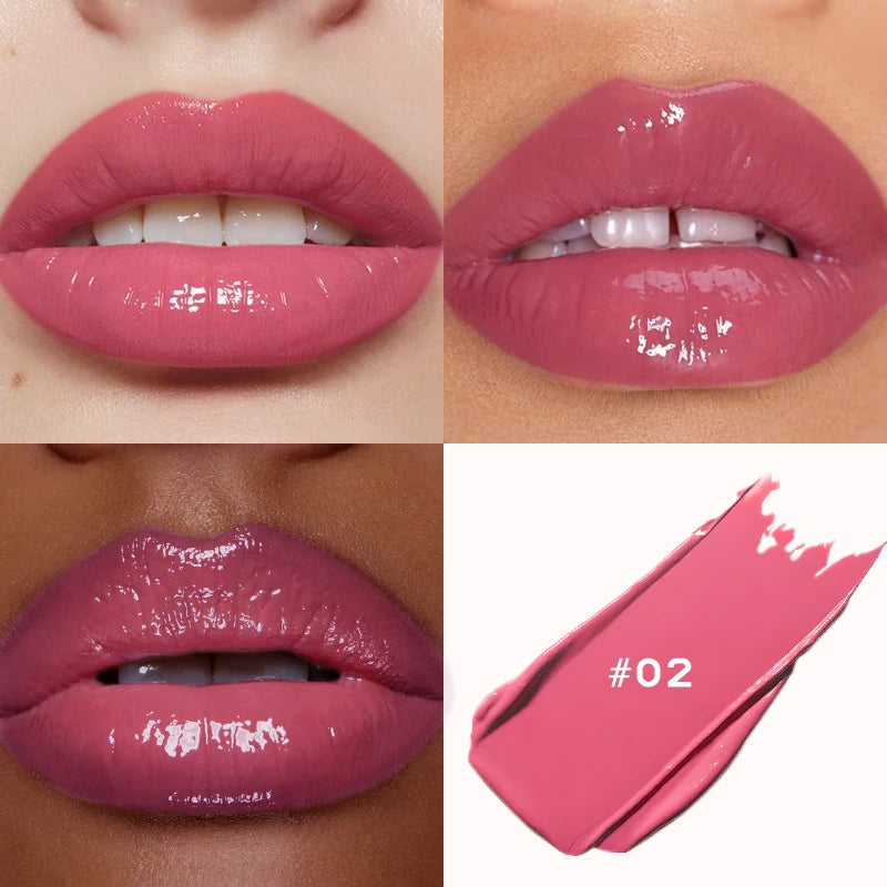Watery Mirror Gloss Lipstick: Ultra-Hydrating High-Shine Lip Glaze