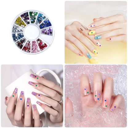 Poly Extension Nail Gel Set Professional Gel Nail Polish Kit 18 Colors Gel With Manicure tools  Intelligent sensing Nail stove