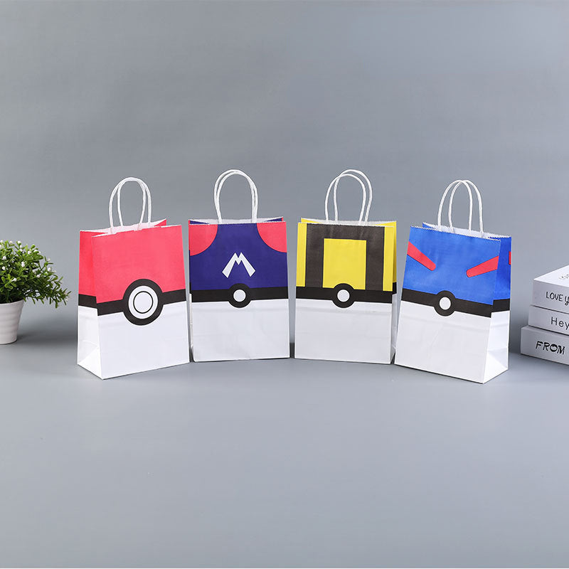 Pokemon Pokeball Paper Gift Bags