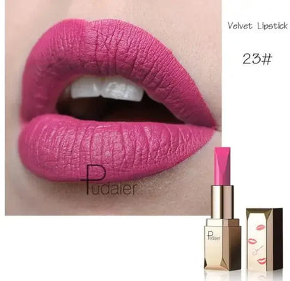 New Sexy Nude 26 Color Cosmetics Lip Stick Moisturizer Long Lasting Lips Batom Makeup Matte Black Lipstick Waterproof maquiagem