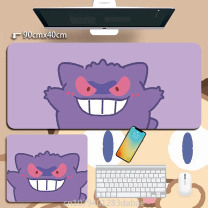 Leather Pokémon Pikachu Keyboard Pad Boy Girl Super Handsome Table Mat Cute Table Mat Computer Accessories PC Game Mouse Pad
