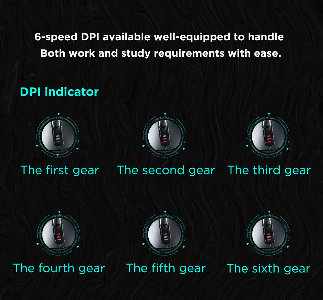 AULA SC580 Gaming Mouse Tri-mode Rechargeable Ergonomic Bluetooth Mouse 10000 DPI E-sports Lightweight Mice for Office Gaming