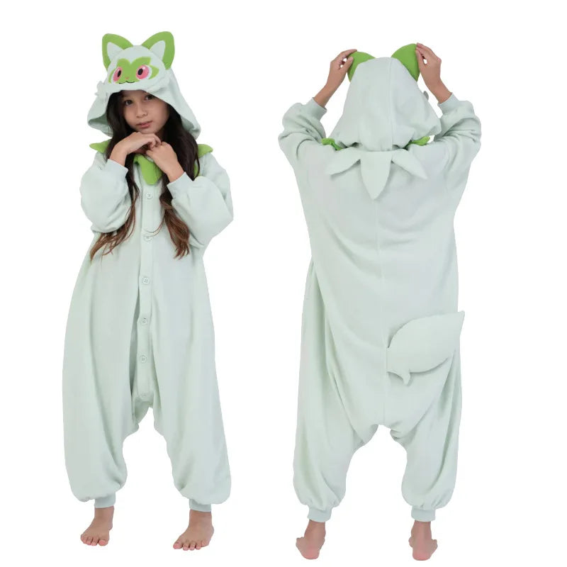 Pokemon Cosplay Costume Kigurumi Anime Onesie for Men And Women Gengar Funny Jumpsuit Halloween Christmas Party Outfit