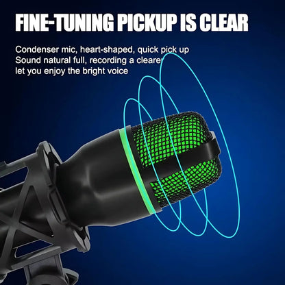 RGB Condenser Microphone Kit 🎤🌈