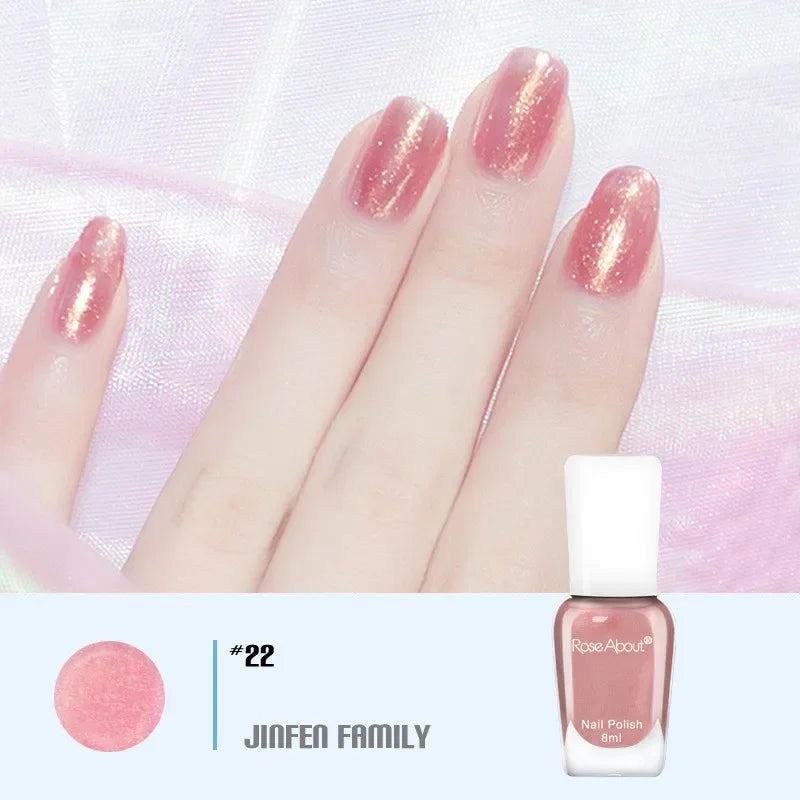 40 Colors Water-Based Nail Polish