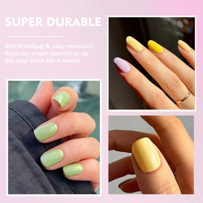 Nail Gel Polish Set DIY Nail Art 6pc Semi Permanent UV LED Gel Kit For Nails Decoration Manicure Soak Off Painting Vernis Design