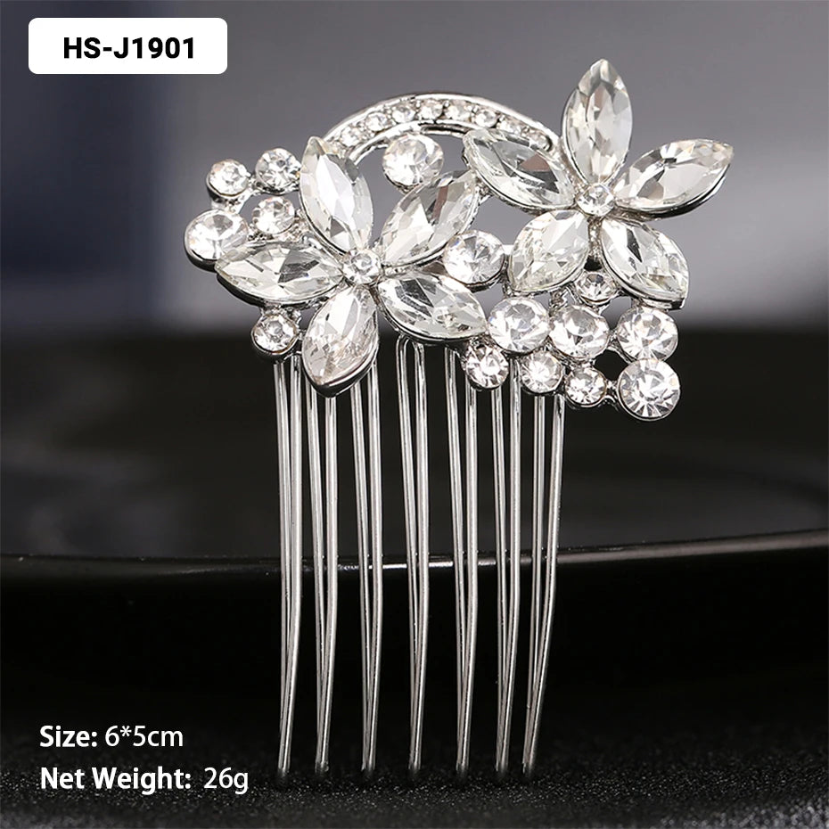 Crystal Bridal Hair Comb.