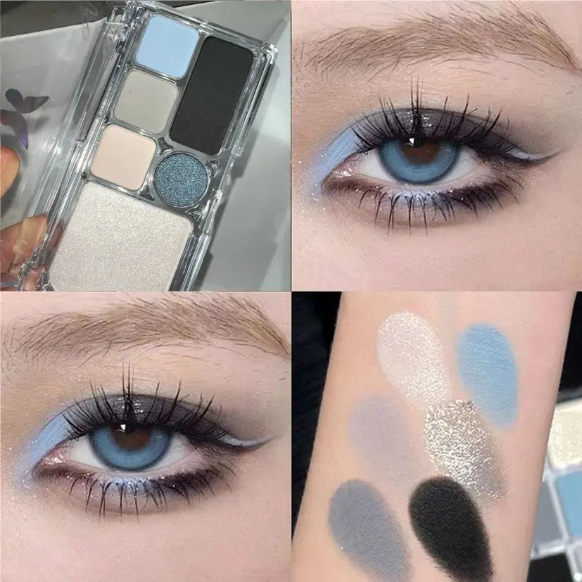 6 Color Glitter Palette.