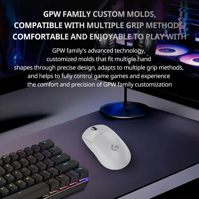 Logitech PRO X SUPERLIGHT 2SE/G304/M330 Dedicated gaming mouse,durable and drop-resistant,suitable for PUBG,LOL,and general use